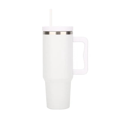 40 oz Tumbler with Handle and Straw