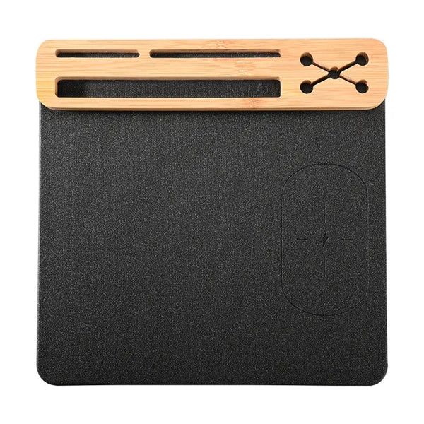 Fast Wireless Charger Mousepad With Pen Holder