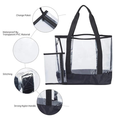 Large Clear Tote Bag