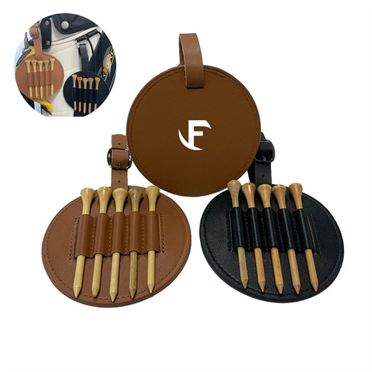 Leather Golf Tees Holder