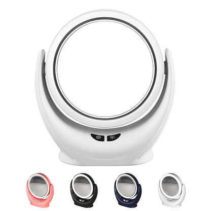 Lighted Makeup Mirror With Fan