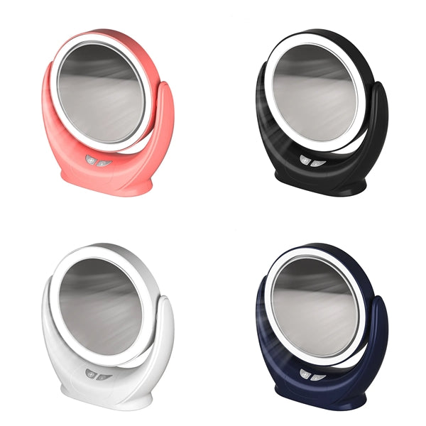 Lighted Makeup Mirror With Fan