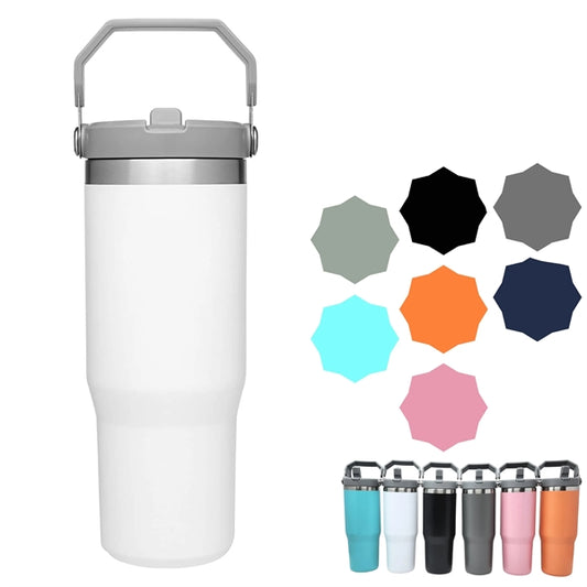 30Oz Flip Straw Insulated Tumbler