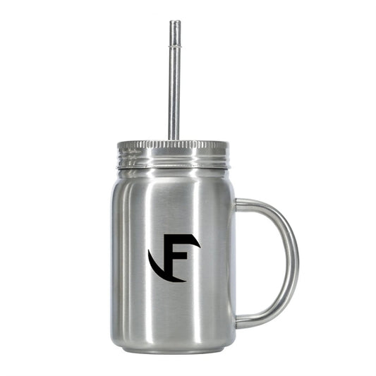 22Oz Stainless Steel Mason Jar