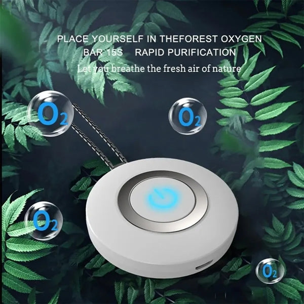 Portable Travel Air Purifier Necklace