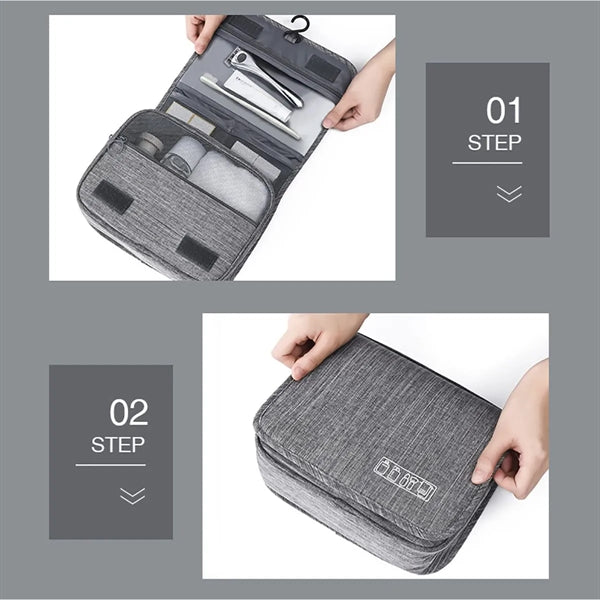 Hanging Oxford Cloth Travel Toiletry Bag