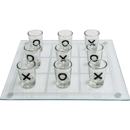 Wine Glass Tic Tac Toe