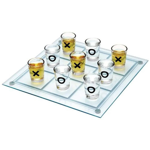 Wine Glass Tic Tac Toe