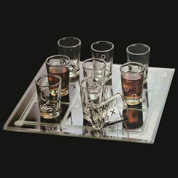 Wine Glass Tic Tac Toe