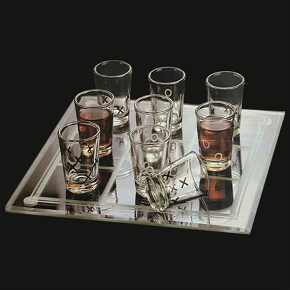 Wine Glass Tic Tac Toe