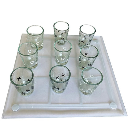 Wine Glass Tic Tac Toe