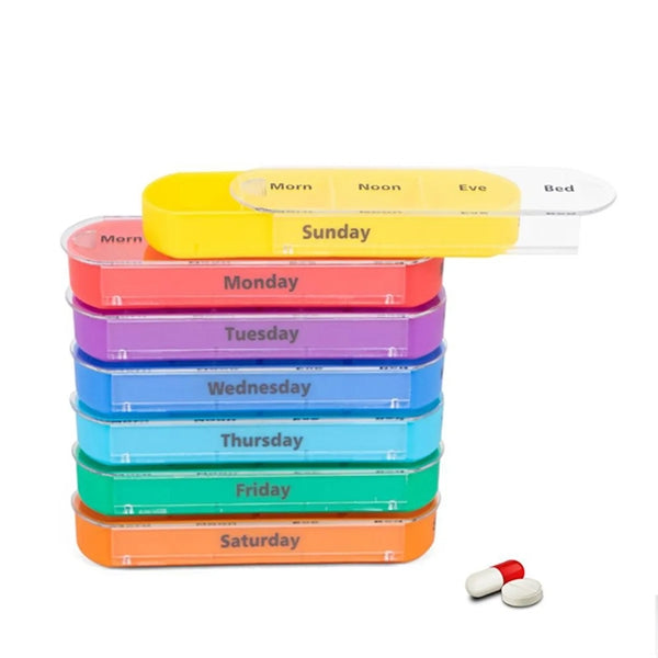 Portable Leather Pill Storage Bag
