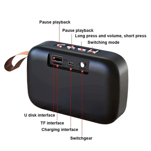 Fabric Wireless Bluetooth Speaker