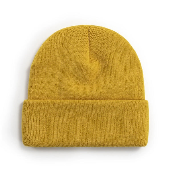Unisex Adult Knit Cuffed Beanie Hat