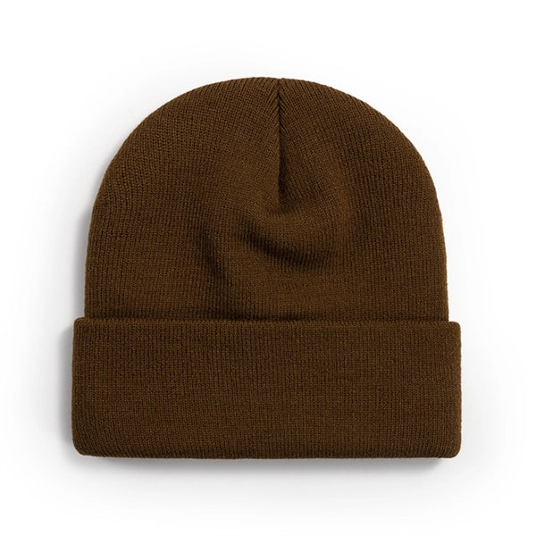Unisex Adult Knit Cuffed Beanie Hat