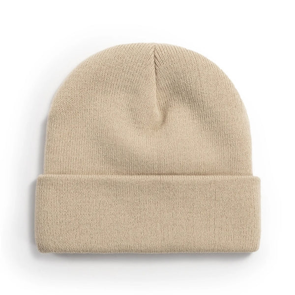Unisex Adult Knit Cuffed Beanie Hat