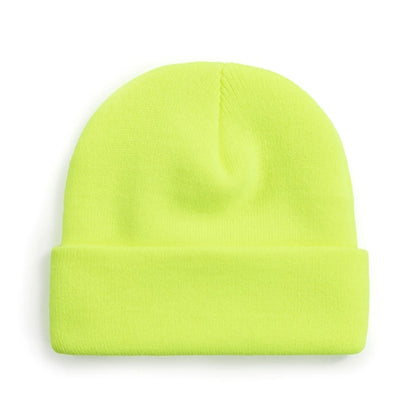 Unisex Adult Knit Cuffed Beanie Hat