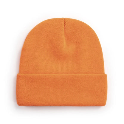 Unisex Adult Knit Cuffed Beanie Hat