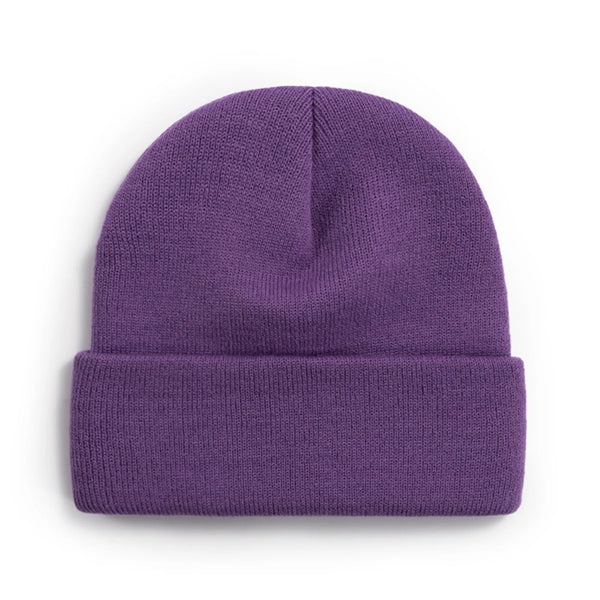 Unisex Adult Knit Cuffed Beanie Hat