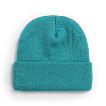 Unisex Adult Knit Cuffed Beanie Hat