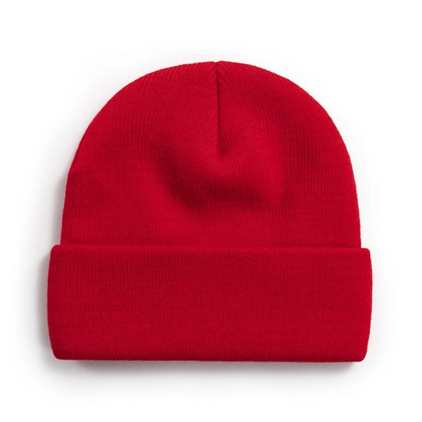 Unisex Adult Knit Cuffed Beanie Hat
