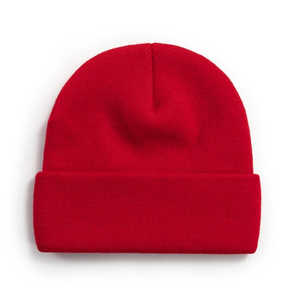 Unisex Adult Knit Cuffed Beanie Hat