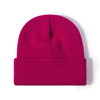 Unisex Adult Knit Cuffed Beanie Hat