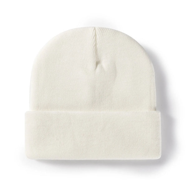 Unisex Adult Knit Cuffed Beanie Hat