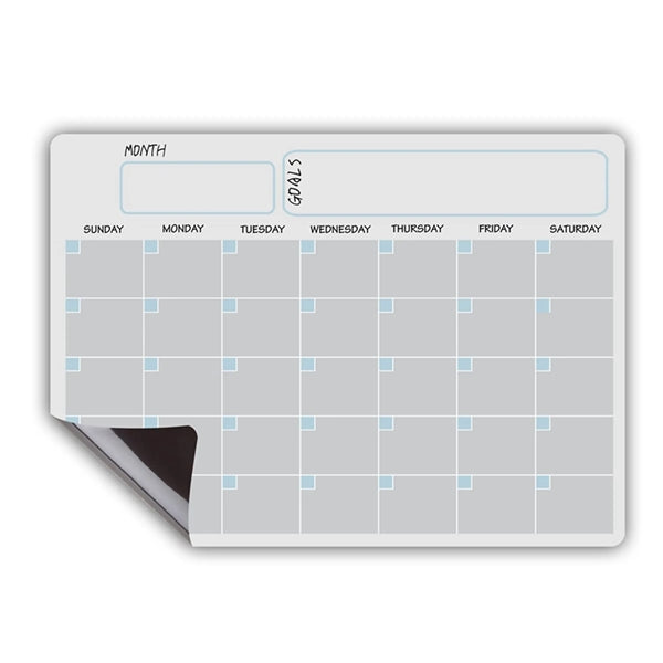 Magnetic White Board Fridge Calendar