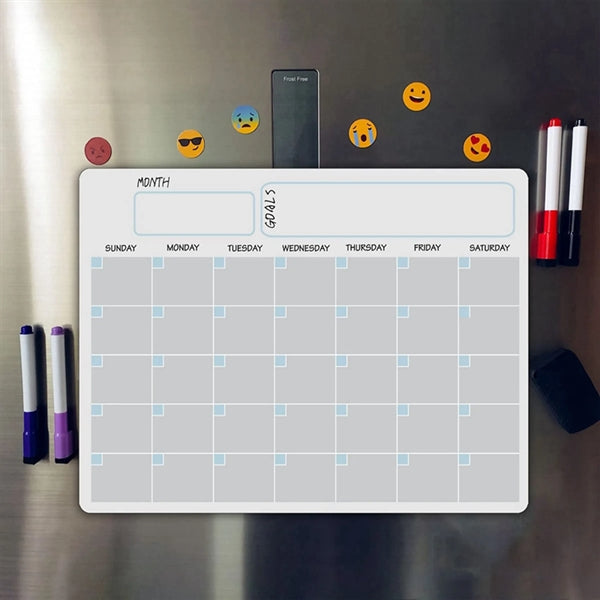 Magnetic White Board Fridge Calendar