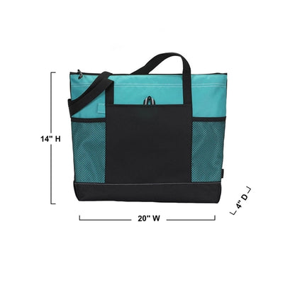 Tote With Front Pockets