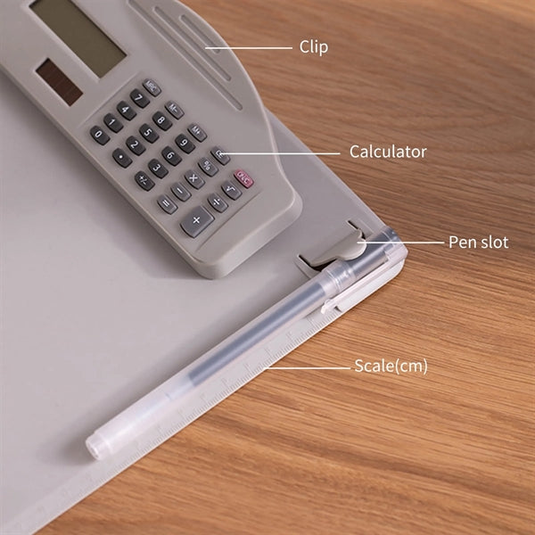 Clipboard With Calculator