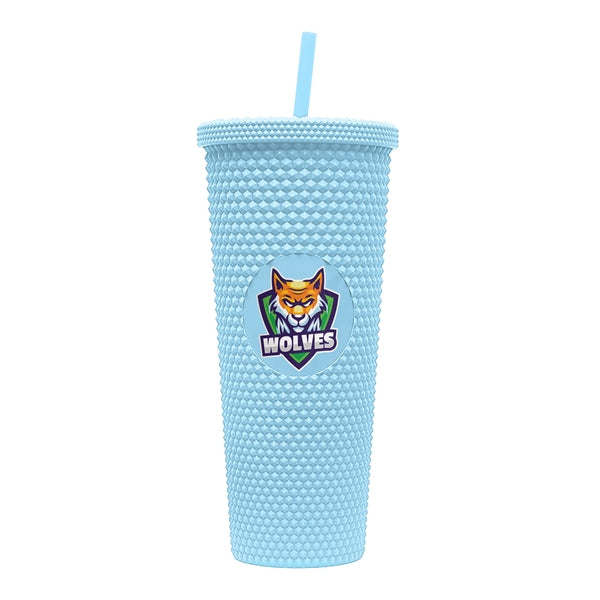 24 oz Studded Tumbler