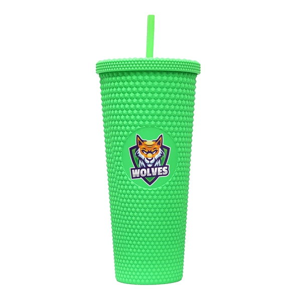 24 oz Studded Tumbler