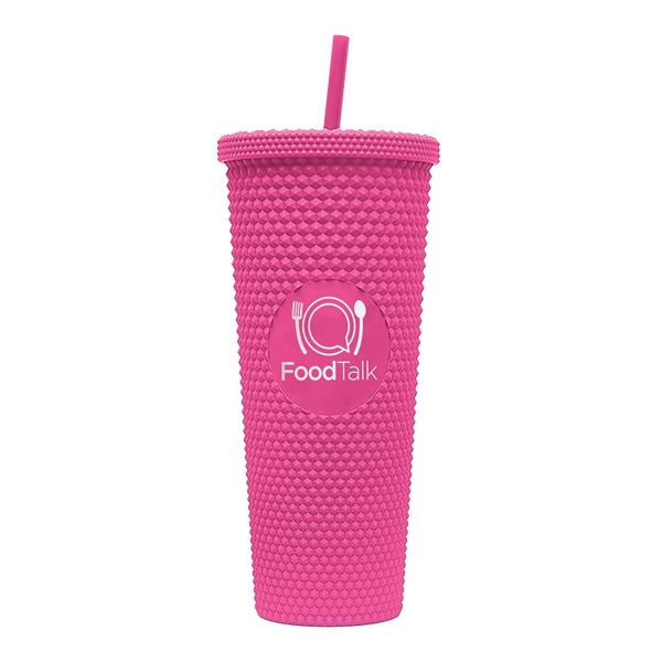 24 oz Studded Tumbler