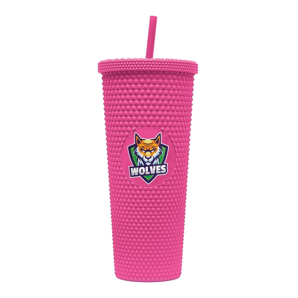 24 oz Studded Tumbler