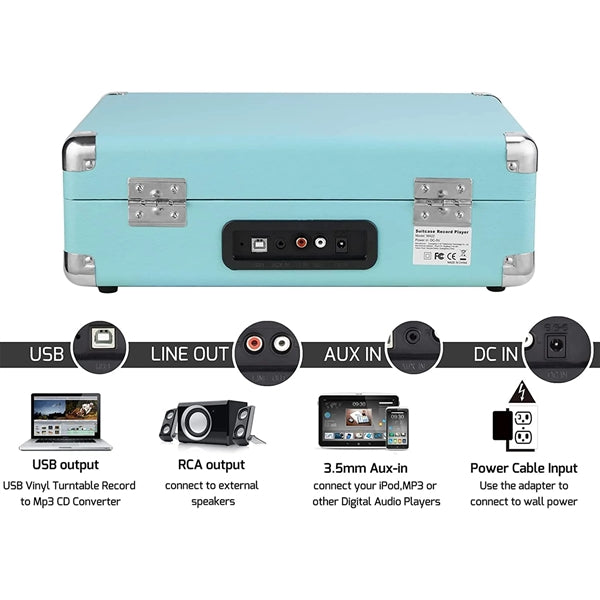 Suitcase Vinyl Record Player