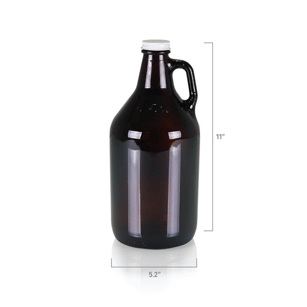 64-Ounce Glass Growler Jug