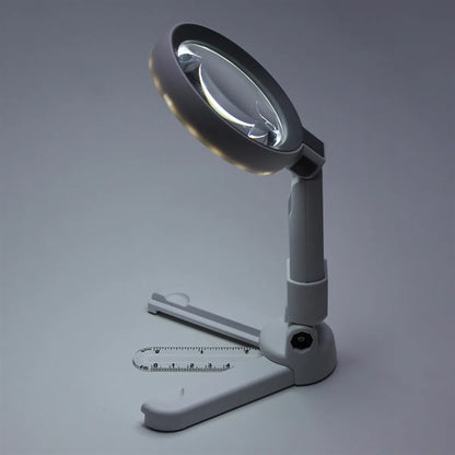 Branded LED Illuminated Handheld Desktop Magnifier