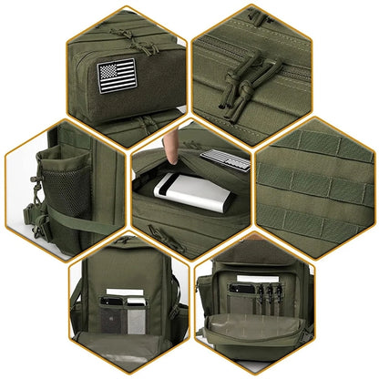 Branded Outdoor Large Military Tactical Molle Backpack