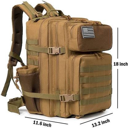 Branded Outdoor Large Military Tactical Molle Backpack