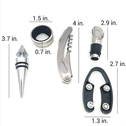 5 Piece Wine Tool Set