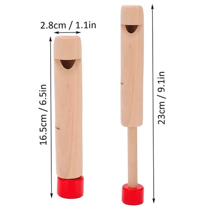 Push-Pull Wooden Flute
