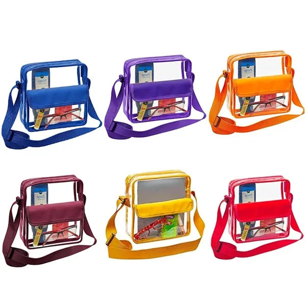 Transparent Messenger Crossbody Bag