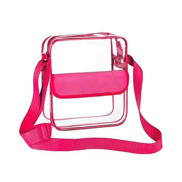 Transparent Messenger Crossbody Bag