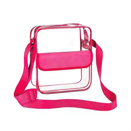Transparent Messenger Crossbody Bag