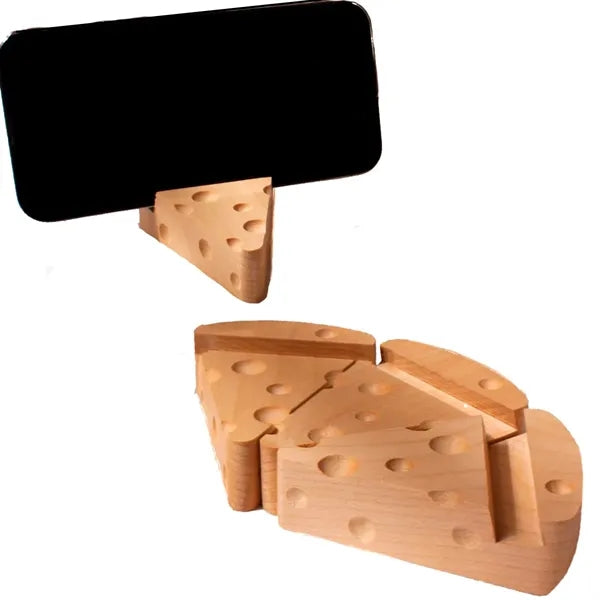 Cheese-Shaped Phone Holder With Bottle Opener