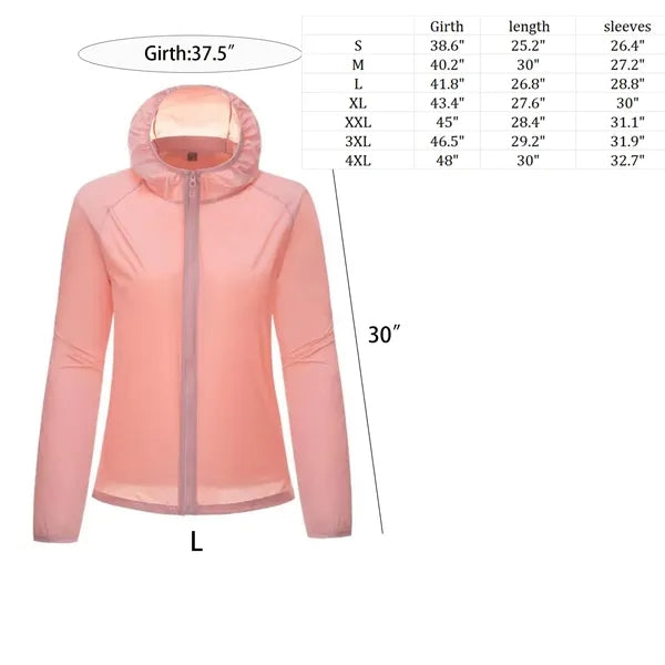 Multi-Size Solid Color Ice Silk Long-Sleeved Sunscreen Cloth