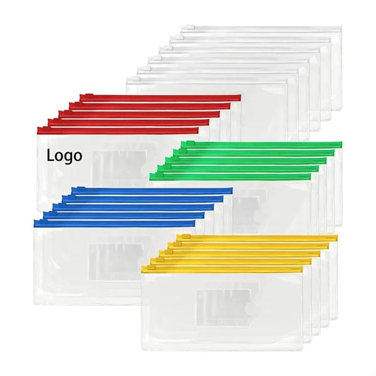 A4 Horizontal Pull Transparent PVC File Bag