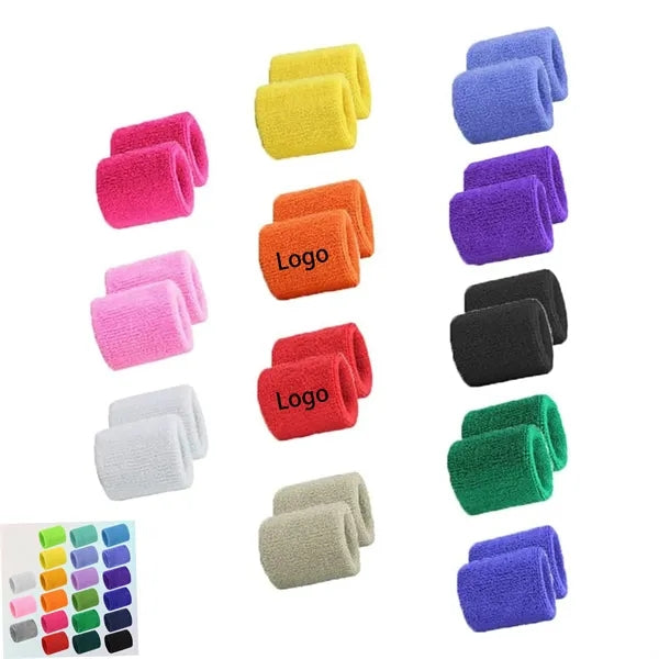 Sport Fitness Sweat Absorption Towel Rings Wristbands